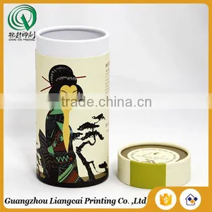 Creative OEM Recyclable Bio-degradable Round Paper Tea Box Round Paper Box for Template thumbnail-1