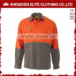 hi Vis Long Sleeve Cotton Flame Resistant Workwear thumbnail-1