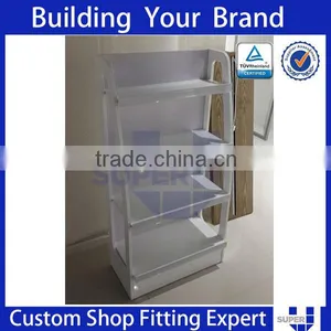 Tailor Made White Painted Simple Style Rotating Wood Toy Shelf thumbnail-3