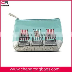 3D Deckchair Dogs Printed Mini Promotional PVC Wash Bag /Journey Cosmetic Pouch /toilet Pouch thumbnail-1
