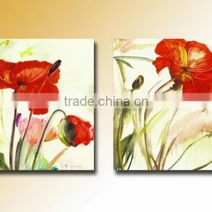 Home Decoration Wall Art Beautiful Flower Canvas Oil Painting thumbnail-1