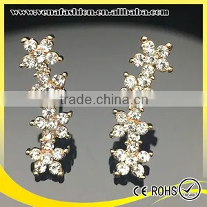 925 Silver Needle Cherry Flower Bow Shaped Small Size Earrings thumbnail-6
