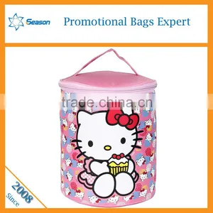 Round Cooler Bag Customized Cooler Bag Lunch Bag Insulated thumbnail-1