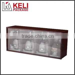 Sliding Door Wooden Wine Box thumbnail-1