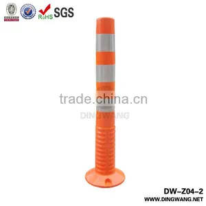 Orange Warning Reflective Pole Handrail Stanchions Safety Barrier thumbnail-2