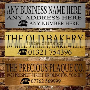 Personalised Small Decorative Metal Plates for Door,bag/street Sign Plate thumbnail-6