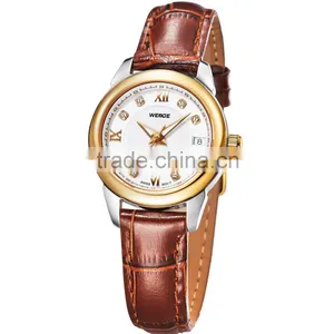 WEIDE Brand Original Watch Wholesale Custom Watches Luxury Lady Gold Watch thumbnail-3