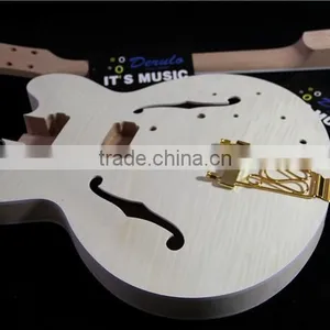 Wholesale Made In China Custom Design Unfinished Diy Guitar Kit thumbnail-3