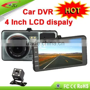 CE NTK 96655 1080P 4 Inch TFT LCD Dual Lens Car Dvr Camera thumbnail-1