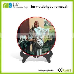 High Quality Eco-friendly Religious Catholic Jesus Home Decor Plate for Absorbing Hazardous Gas,purifying the Air thumbnail-1