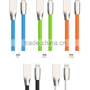 Fast Charge 2.0 Current Usb Data Sync Cable Charger Cable Metal Head Data Charging Cable thumbnail-1