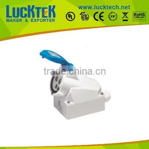 Fixed Waterproof IP66 Industrial Outlet Socket thumbnail-1