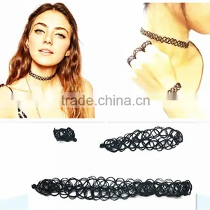 Ebay Seller Latest in Stock Popular Stretch Hot Tattoo Choker Necklace Quality Choice thumbnail-4