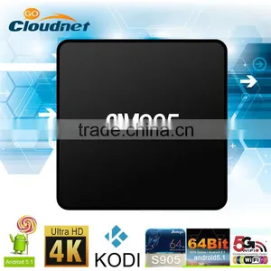 Hot Cloudnetgo Rooted CM905 MQX Plus S905 tv Box Penta Core Andrioid 4K Smart tv Box 5.1 Set Top Box With Kodi Full Loaded thumbnail-1