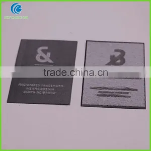 High Quality Garment Cotton End Fold Brand Label / Sew on Woven Label thumbnail-2