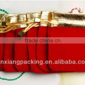 Fashionable Custom Cheap Wedding Velvet Pouch Bag thumbnail-1