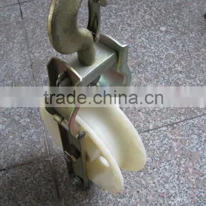Cable Pulley Block and Tackle/ Single Sheave Cable Hanging Pulleys thumbnail-1