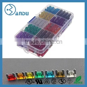 Best Price! Free Shipping,80pcs/bag Medium Size Flat Blade Zinc Car Fuse Set 3A 5A 10A 15A 20A 25A 30A 40A thumbnail-4