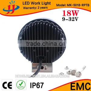 Cheap Offroad 1200LM 5inch 18W Round Led Work Light for Tractor thumbnail-4