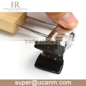 HRW-U36AN Wood Pant Hanger With Belt Hook in the Bottom thumbnail-5