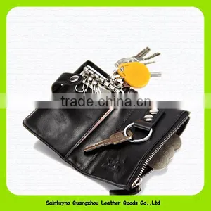 14037 New Arrival Daily Use Portable Leather Car Key Holder thumbnail-5