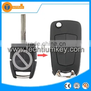 Car Master Flip Remote Smart Key Chave Blank Shell With Hu43blade 3 Buttons for Opel Astra h g Vectra Zafira Corsa Insignia thumbnail-1