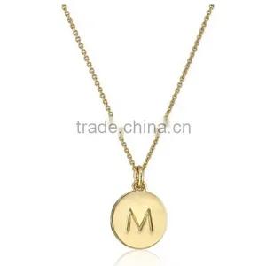 Unique Fashion Necklace Alphabet Pendant Designs /Letter Pendant/Silver Necklace thumbnail-1