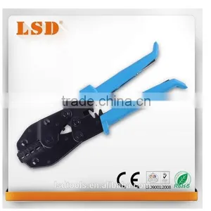 LSD Experience Production 10yearsCE ROHS Good Qutails Pliers for Surge Connectors P-056D Ratchet Hand Crimping Tools thumbnail-1