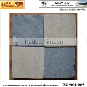 Vietnam Bluestone and Yellow Tumbled thumbnail-1