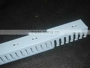 Slotted PVC Cable Channel High Quality Plastic Cable Trunking Open Slot Design thumbnail-1