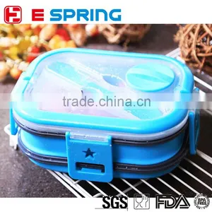 NEW 2016 2 Layer Rectangle Lunch Box Container Eco-friendly Kid Lunchbox thumbnail-1