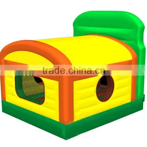 Funny Commercial Inflatable Jungle Bounce House, Air Bouncer Inflatable Trampoline thumbnail-3
