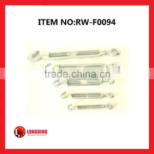 Factory Supply DIN1480 Open Body Turnbuckle With Hook and Eye Rigging Hardware thumbnail-1