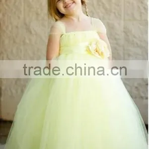 2015 New Arrival Baby Tutu Dress Maxi Light Yellow Baby Tutu Dress thumbnail-6