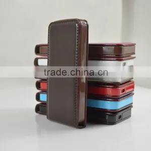 2016 Hot Sale New Style PU Leather Case for Iphone 6 With up and Down Flip Cover Case thumbnail-1