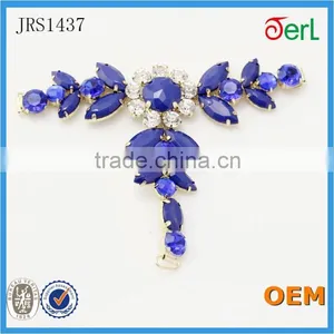 Crystal With Pearl Lady Flat Shoe Buckle and Removable Clips thumbnail-1
