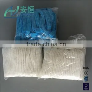 Head Protection Nonwoven Hair Nets Single / Double Elastic thumbnail-2