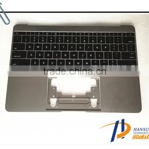 Wholesale Original Gray Topcase With US Layout Keyboard for MacBook 12" A1534 Palmrest thumbnail-1