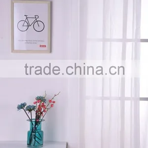 Factory Price Free Sample Simple Design Printing Embroidery Sheer Voile Curtain Fabric thumbnail-4