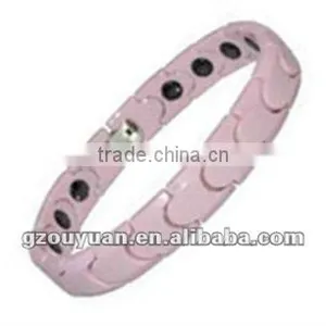 Amazing Design Cute Style Pink Ceramic Bracelet thumbnail-1