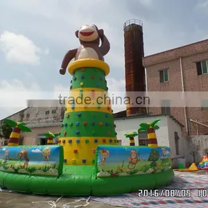 Monkey Inflatable Mini Climbing Wall for Kids and Children Play Games thumbnail-2