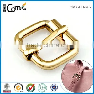 Gold Metal Roller Pin Buckle For Handbag thumbnail-5