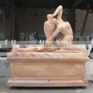Decorative Marble Carving Sculpture Nude Statue thumbnail-1