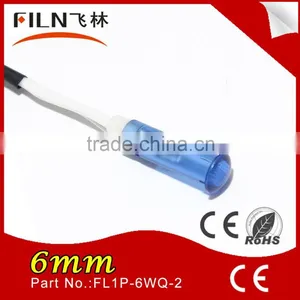 2015 Waterproof Plastic 6mm 230v Neon Led Mi-bulb Yellow Fire Extinguisher Indicator thumbnail-6