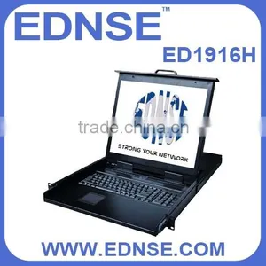 EDNSE ED-1916V-D 16 Ports KVM Console With 19 Inch TFT LCD thumbnail-1