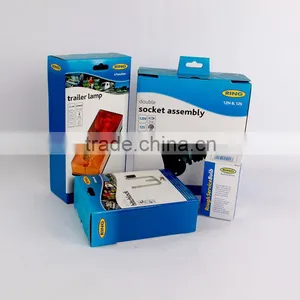Custom Printed Paper Box for Car Lamp With Hook thumbnail-1