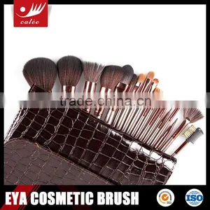 18 Pcs Pro Cosmetic Makeup Brush Set Kit +Case thumbnail-2