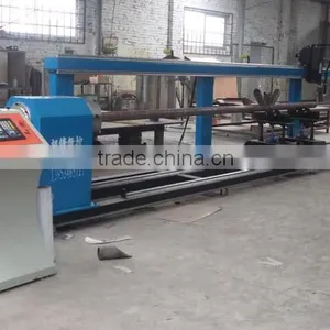 Economic 5-axis Control Steel Pipe Plasma Intersecting Line Cutting Machine thumbnail-1