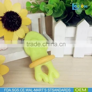 Hot Selling Funny Baby Toys Teether Bpa Free Silicone Teething Ring thumbnail-5