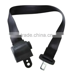 110cm 43" Black Universal 2 Two Point Retractable Car Auto Seat Safe Belt thumbnail-1